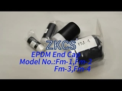Kháng ô-zôn và tia UV Tâm lạnh EPDM Cap cuối Đối với dây cáp và đường ống bảo vệ cuối
