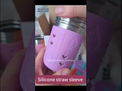 Ống bọc ống hút silicon thân thiện với môi trường tăng thêm sự thoải mái và phong cách cho mọi thức uống