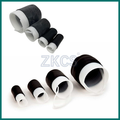 Tấm đầu cuối Epdm lạnh đóng chặt được đặt trên đầu của một loạt các cáp