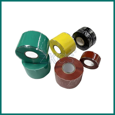 Vải cao su silicone tự hợp nhất để bảo vệ điện áp cao khỏi theo dõi,Xám / Xanh / Đỏ