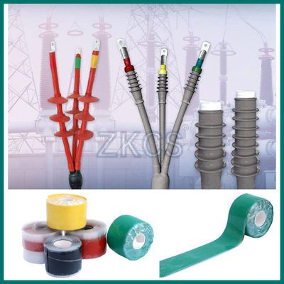 Tape cao su silicone tự hợp nhất làm việc như một sự bảo vệ kết thúc cáp điện áp cao