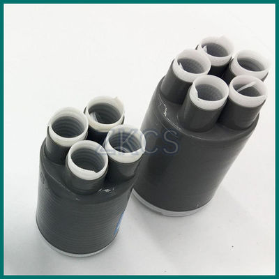 Cao su silicone 35KV Đầu cáp 5 ngón tay màu xám cho ngành cách điện cáp